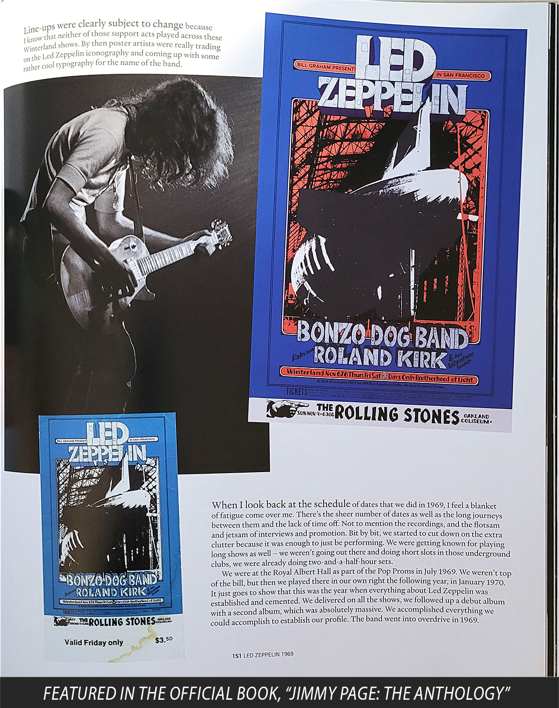 はるぴ ページ Led Zeppelin 1969 - LZ-AR-004 – Rock and Roll Gallery